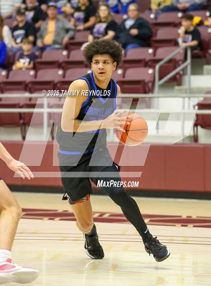 Thumbnail 2 in Brookeland vs. Perrin-Whitt (UIL Basketball 1A D1 Regional Final) photogallery.
