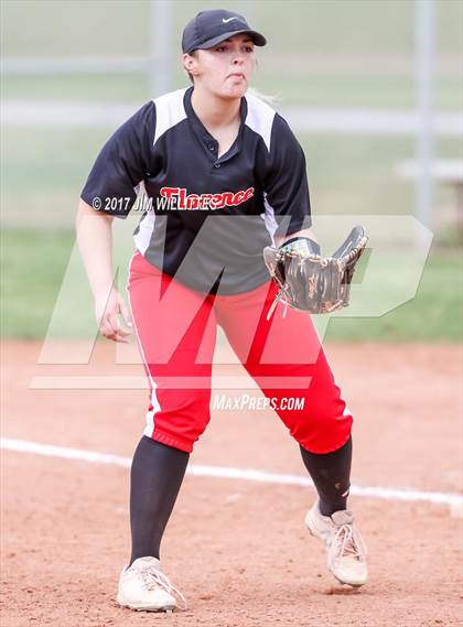 Thumbnail 2 in Florence vs. Pima (Chandler Prep Softball Classic)  photogallery.