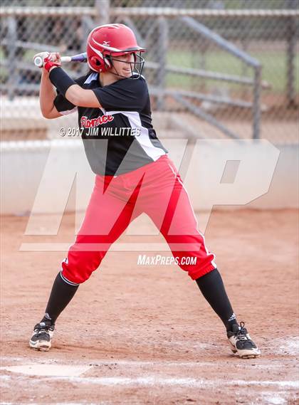 Thumbnail 3 in Florence vs. Pima (Chandler Prep Softball Classic)  photogallery.