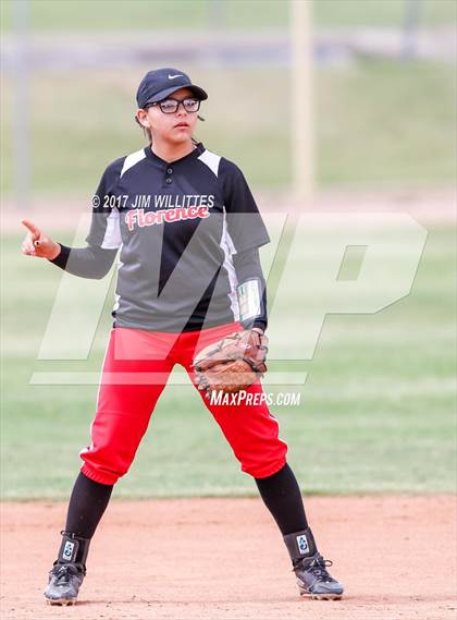 Thumbnail 1 in Florence vs. Pima (Chandler Prep Softball Classic)  photogallery.