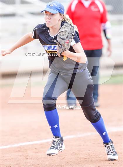Thumbnail 3 in Florence vs. Pima (Chandler Prep Softball Classic)  photogallery.
