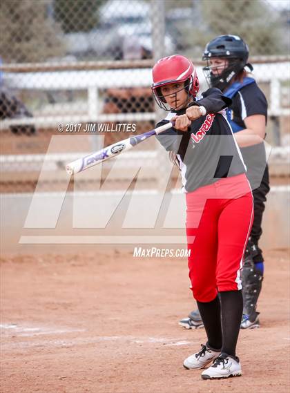 Thumbnail 1 in Florence vs. Pima (Chandler Prep Softball Classic)  photogallery.