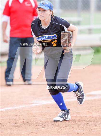 Thumbnail 1 in Florence vs. Pima (Chandler Prep Softball Classic)  photogallery.