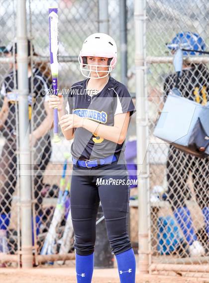 Thumbnail 2 in Florence vs. Pima (Chandler Prep Softball Classic)  photogallery.