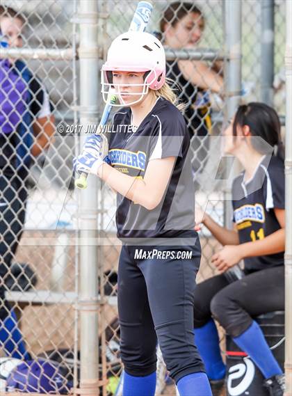 Thumbnail 2 in Florence vs. Pima (Chandler Prep Softball Classic)  photogallery.