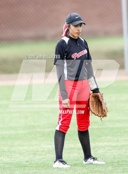 Thumbnail 3 in Florence vs. Pima (Chandler Prep Softball Classic)  photogallery.