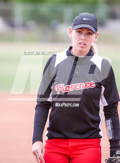 Thumbnail 3 in Florence vs. Pima (Chandler Prep Softball Classic)  photogallery.