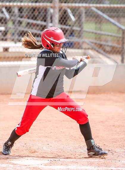 Thumbnail 1 in Florence vs. Pima (Chandler Prep Softball Classic)  photogallery.