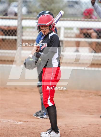 Thumbnail 2 in Florence vs. Pima (Chandler Prep Softball Classic)  photogallery.