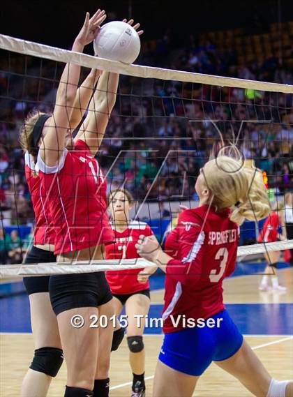 Thumbnail 2 in La Veta vs. Springfield (CHSAA 1A Playoff) photogallery.