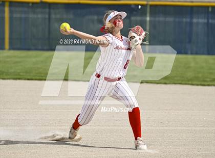 Thumbnail 2 in Yorktown vs Mississinewa (IHSAA 3A Round 1) photogallery.