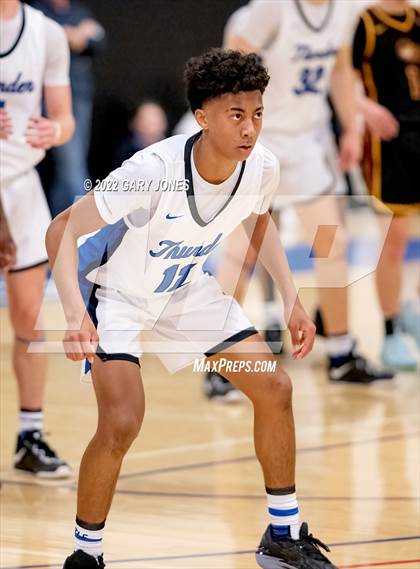Thumbnail 3 in Clovis West vs Rocklin (NorCal Tip-Off Final) photogallery.