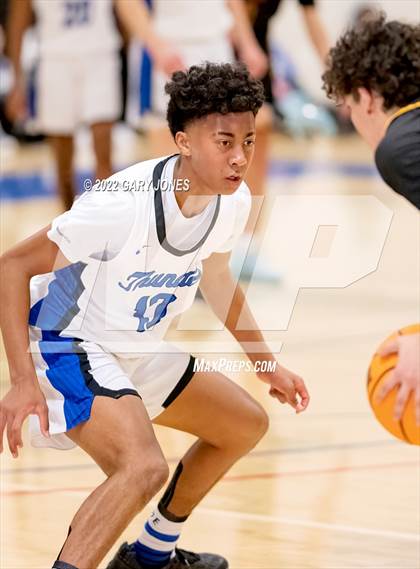 Thumbnail 1 in Clovis West vs Rocklin (NorCal Tip-Off Final) photogallery.