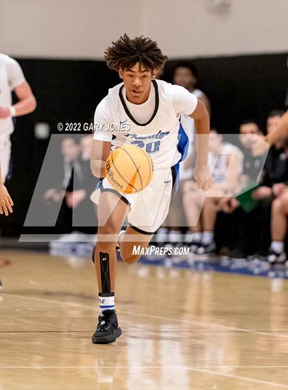 Thumbnail 2 in Clovis West vs Rocklin (NorCal Tip-Off Final) photogallery.
