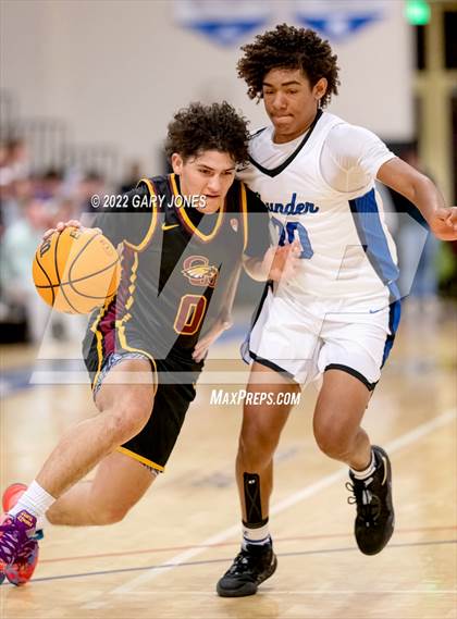 Thumbnail 2 in Clovis West vs Rocklin (NorCal Tip-Off Final) photogallery.