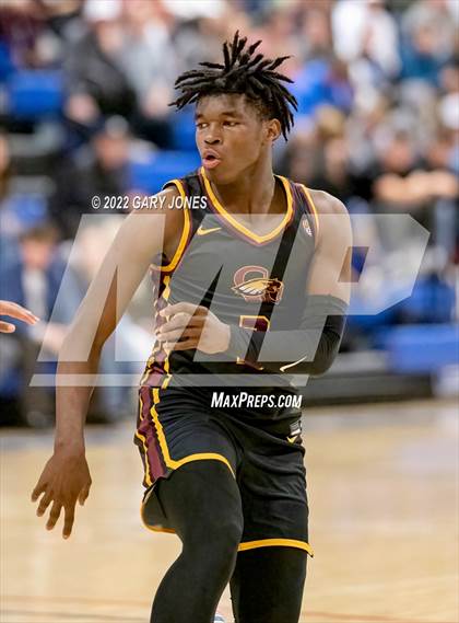 Thumbnail 3 in Clovis West vs Rocklin (NorCal Tip-Off Final) photogallery.