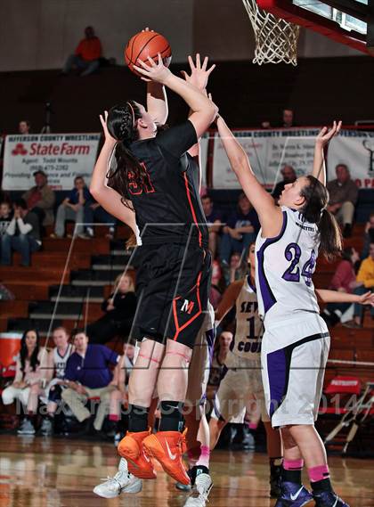 Thumbnail 3 in Sevier County vs  Morristown-Hamblen East (TSSAA D2-AAA District Quarterfinals) photogallery.