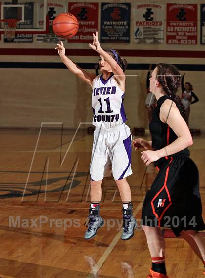 Thumbnail 2 in Sevier County vs  Morristown-Hamblen East (TSSAA D2-AAA District Quarterfinals) photogallery.