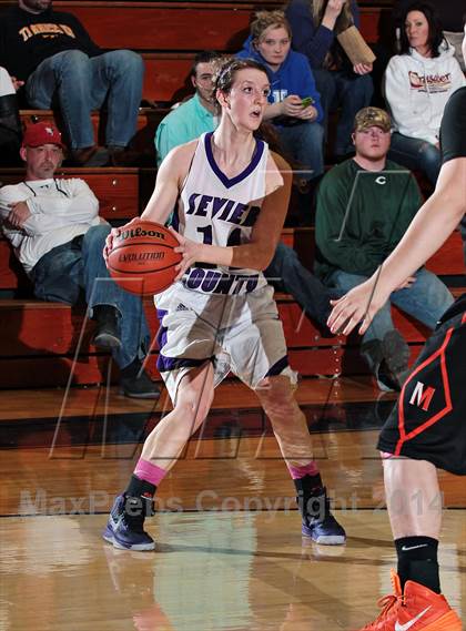 Thumbnail 1 in Sevier County vs  Morristown-Hamblen East (TSSAA D2-AAA District Quarterfinals) photogallery.