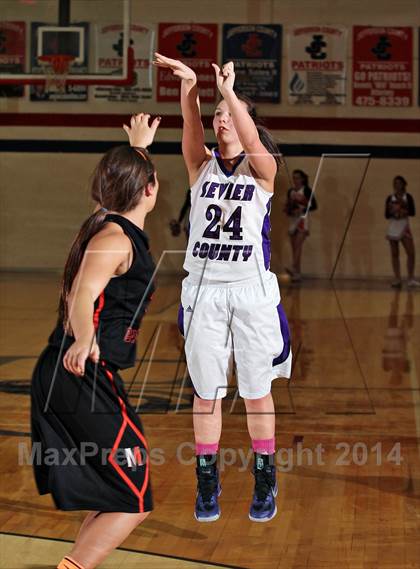 Thumbnail 2 in Sevier County vs  Morristown-Hamblen East (TSSAA D2-AAA District Quarterfinals) photogallery.