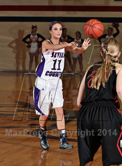 Thumbnail 3 in Sevier County vs  Morristown-Hamblen East (TSSAA D2-AAA District Quarterfinals) photogallery.