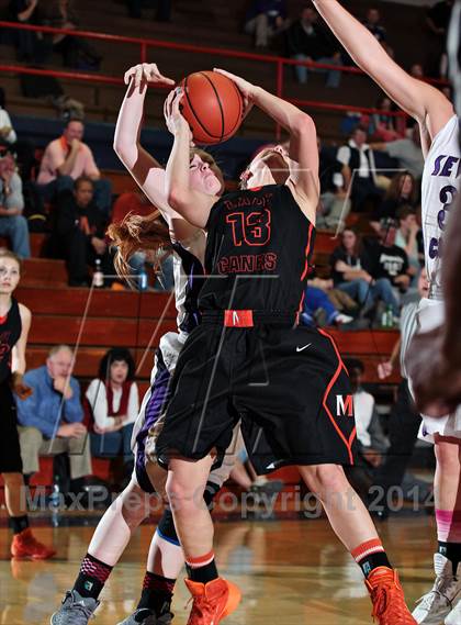 Thumbnail 3 in Sevier County vs  Morristown-Hamblen East (TSSAA D2-AAA District Quarterfinals) photogallery.