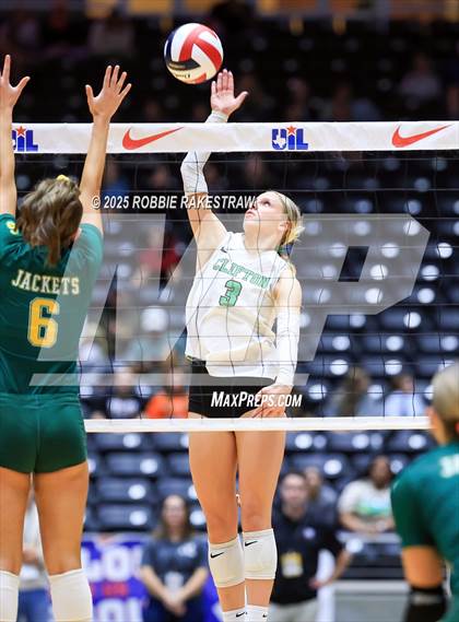Thumbnail 2 in Clifton vs. Boyd (UIL 3A D2 Volleyball Final) photogallery.