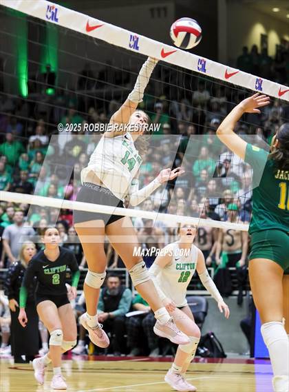 Thumbnail 1 in Clifton vs. Boyd (UIL 3A D2 Volleyball Final) photogallery.