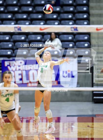 Thumbnail 3 in Clifton vs. Boyd (UIL 3A D2 Volleyball Final) photogallery.