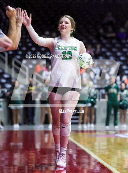 Thumbnail 2 in Clifton vs. Boyd (UIL 3A D2 Volleyball Final) photogallery.