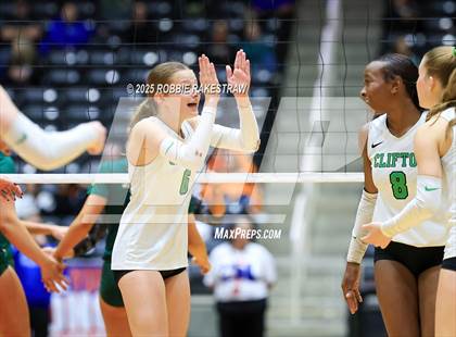 Thumbnail 3 in Clifton vs. Boyd (UIL 3A D2 Volleyball Final) photogallery.