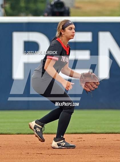 Thumbnail 3 in Tri-Valley vs. Union Area (PIAA 1A Championship) photogallery.