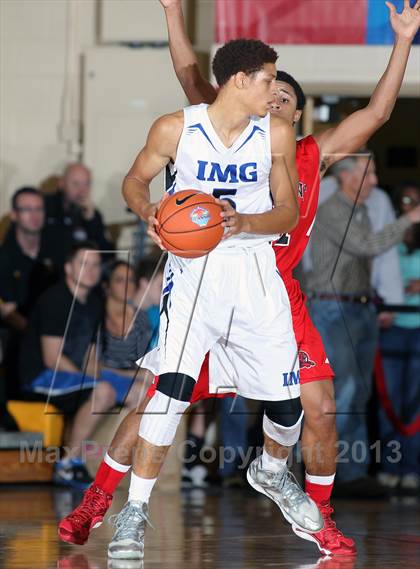 Thumbnail 3 in Sagemont vs. IMG Academy (City of Palms Classic) photogallery.