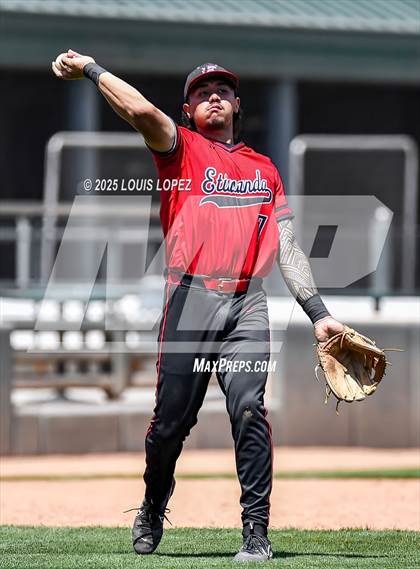 Thumbnail 1 in Damien vs. Etiwanda (Battle of the Baseline League) photogallery.