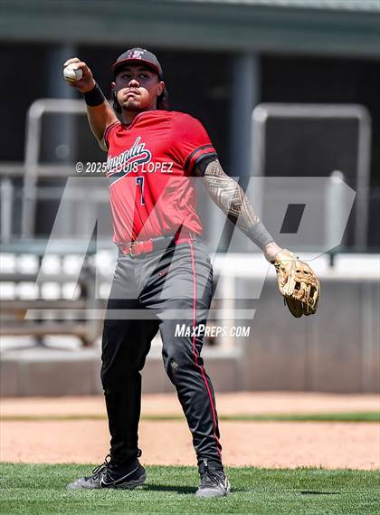 Thumbnail 3 in Damien vs. Etiwanda (Battle of the Baseline League) photogallery.