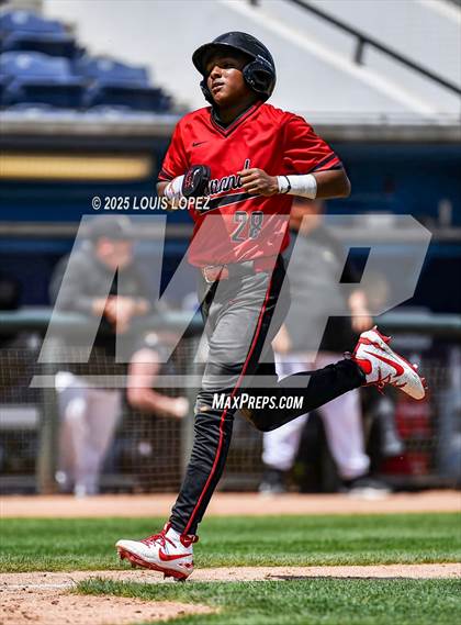 Thumbnail 1 in Damien vs. Etiwanda (Battle of the Baseline League) photogallery.
