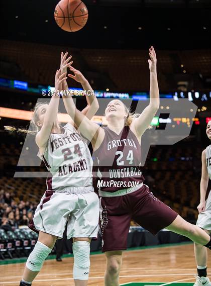 Thumbnail 1 in Groton-Dunstable vs Westford Academy (TD Garden Good Sports Invitational) photogallery.