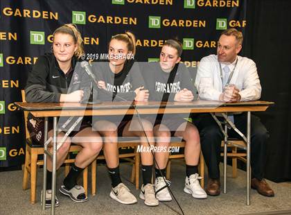 Thumbnail 1 in Groton-Dunstable vs Westford Academy (TD Garden Good Sports Invitational) photogallery.
