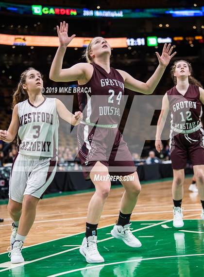 Thumbnail 1 in Groton-Dunstable vs Westford Academy (TD Garden Good Sports Invitational) photogallery.