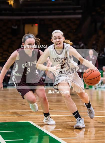 Thumbnail 2 in Groton-Dunstable vs Westford Academy (TD Garden Good Sports Invitational) photogallery.