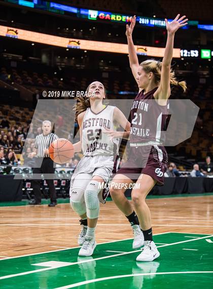 Thumbnail 3 in Groton-Dunstable vs Westford Academy (TD Garden Good Sports Invitational) photogallery.