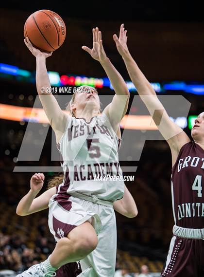 Thumbnail 3 in Groton-Dunstable vs Westford Academy (TD Garden Good Sports Invitational) photogallery.