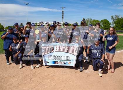 Thumbnail 3 in University vs. Resurrection Christian (CHSAA 3A Final) photogallery.