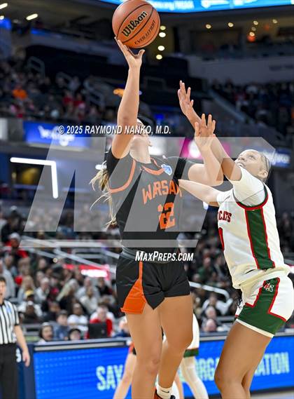 Thumbnail 3 in Warsaw vs. Lawrence North (IHSAA 4A State Final) photogallery.