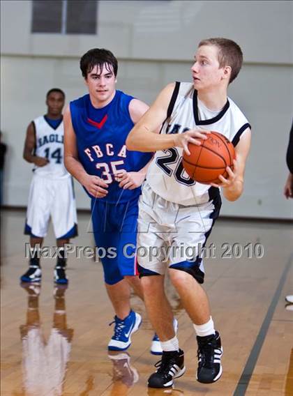 Thumbnail 1 in First Baptist Christian vs. Clear Lake Christian (Living Stones Tournament) photogallery.