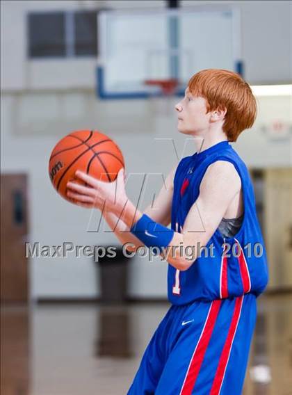 Thumbnail 2 in First Baptist Christian vs. Clear Lake Christian (Living Stones Tournament) photogallery.