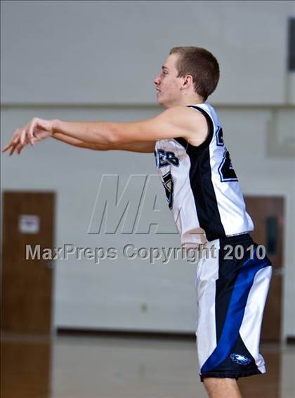 Thumbnail 2 in First Baptist Christian vs. Clear Lake Christian (Living Stones Tournament) photogallery.