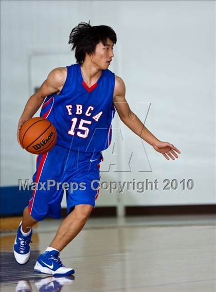 Thumbnail 2 in First Baptist Christian vs. Clear Lake Christian (Living Stones Tournament) photogallery.