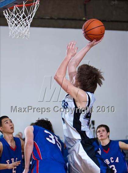 Thumbnail 1 in First Baptist Christian vs. Clear Lake Christian (Living Stones Tournament) photogallery.