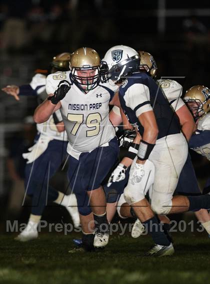 Thumbnail 2 in St. Genevieve vs. Mission Prep photogallery.